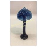 Art Glass Pulpit Vase, Signed Nichols