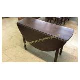 Walnut Chinese Chippendale Drop Leaf