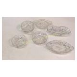 6 Cut Glass Table Articles