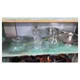 Assorted Glass and SIlverplate