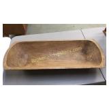 Hand Hewn Dough Bowl