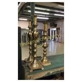 3 Brass Candlesticks