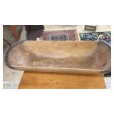 Large Hand Hewn Dough Bowl