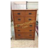 Arts and Crafts Tall Chest, Basset Furniture