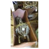 Cradle, Chandelier, Petticoat Mirror