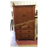 Arts and Crafts Style Entertainment Cabinet