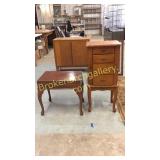 Flatware Chest on Frame, Standing Jewelry Case