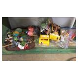 Group of Mixed Toys and Puppets