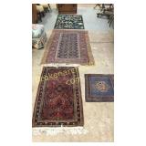 4 Assorted Rugs