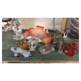 14 Pieces Glass, Including Murano