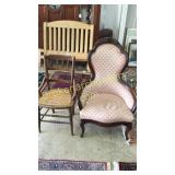 Victorian Parlor Chair, Side Chair