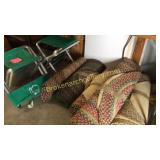 5 Braided Rugs, 2 Masters Chairs