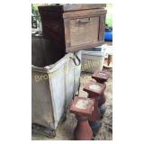 Canvas Dolly, Trunk, Mirror, Bread Peel, Molds