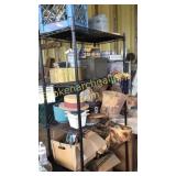 Contents of Metal Shelf