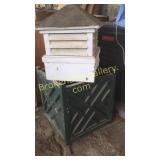 Cupola and a Wood Planter Box