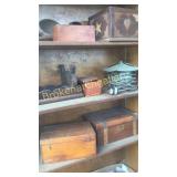 Pair Double Sided Book Cases with Contents