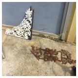 Iron Brackets & Piece Decorative Iron