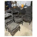 ANTIQUE ROSE BACK FURNITURE SET