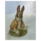 BEATRIX POTTER Benjamin Bonnie sat on a Bank