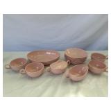 Vintage MCM Pink Melmac Dishes