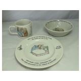 BEATRIX POTTER Peter rabbit nursery set