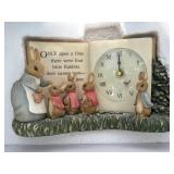 BEATRIX POTTER PETER RABBIT CLOCK