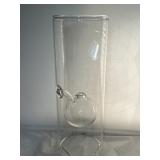 WOLFARD HAND BLOWN OIL LAMP