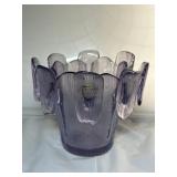 VIKING GLASS FINISH CROWN VASE