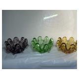 ART GLASS BERRY BOWLS