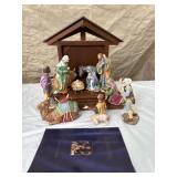 The Franklin Mint nativity scene
