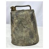 Antique steel cowbell Large