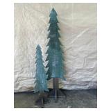 PRIMITIVE STYLE WOODEN CHRISTMAS TREES