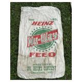 HEINZ NU WAY 100 POUND FEED SACK