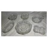 EARLY AMERICAN PRESSED GLASSWARE