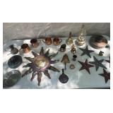 MIXED METALS BRASS COPPER CAST IRON DECOR