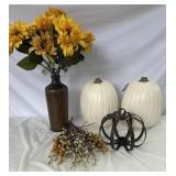 Halloween Deco, Fall Harvest NWT