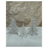 Art glass Christmas trees (3)