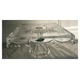 SHANNON CRYSTAL CAKE PLATE