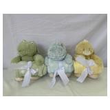 Silver One stuffed animals (3)