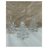 Art glass Christmas trees (3)