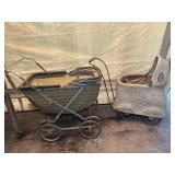Antique baby buggies, antique strollers