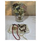 Vintage brooch, bouquet, vintage jewelry