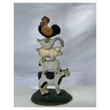 CAST-IRON DOORSTOP FARM ANIMALS