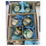 Vintage mercury, glass ornaments