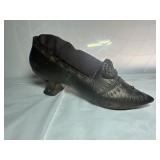 Antique Victorian shoe pin cushion