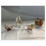 ART GLASS PAPERWEIGHTS