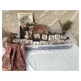 Primitive style Christmas decor