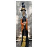 HALLOWEEN WITCH CHALKWARE 36"
