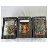 Christopher Radko Ornaments (3) NIB