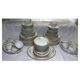 RC NIPPON TOKI KAISHA FLORAL BOUQUET CHINA SET
